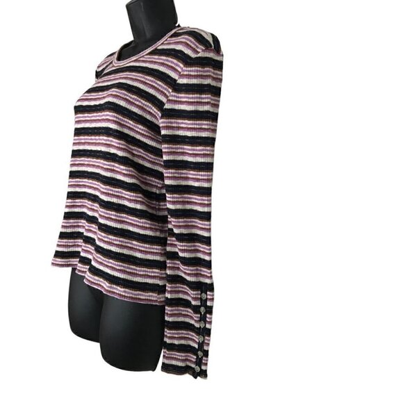 MADEWELL Thermal  Like Long Sleeved Colourful Top Size M - Picture 4 of 8